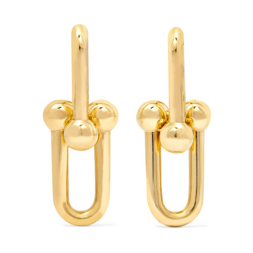 Antifier 18-karat gold earrings